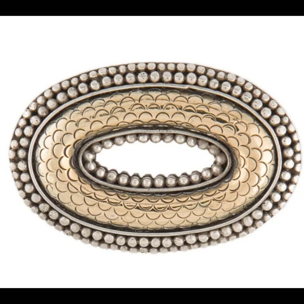 Vintage John Hardy Silver & Gold Brooch
